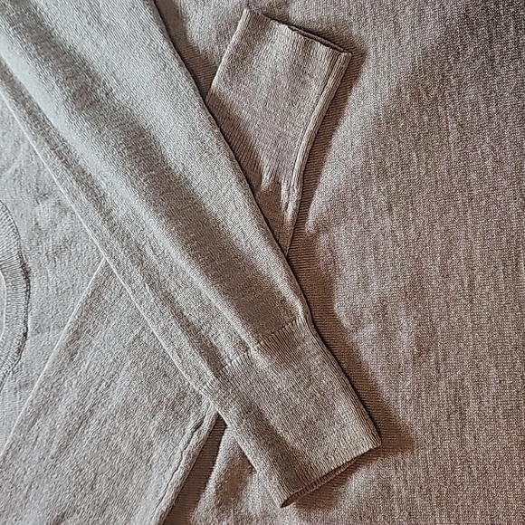 Madewell sweater scoop neck small oversized oat or creme 100٪ merino wool - Picture 2 of 9